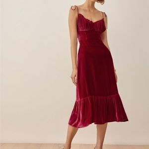 Velvet Reformation Dress in Size 8